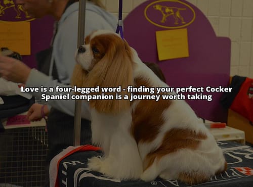 Perfect Cocker Spaniel: Your Guide to Finding the Ideal Pet