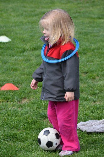 Maddie At Soccer Practice