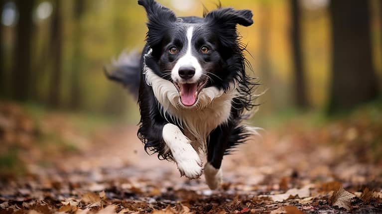 The featured image should show a mix border collie labrador with a friendly expression