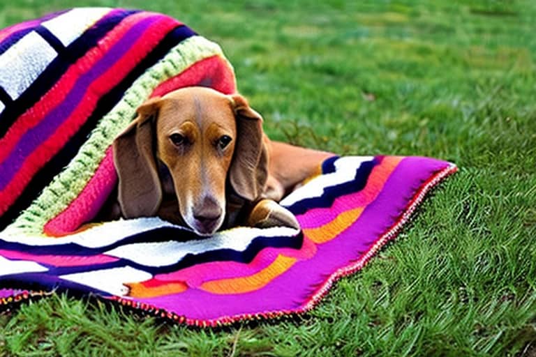 A pet blanket can symbolize a lot of different things. It could be used as a cover for a dog