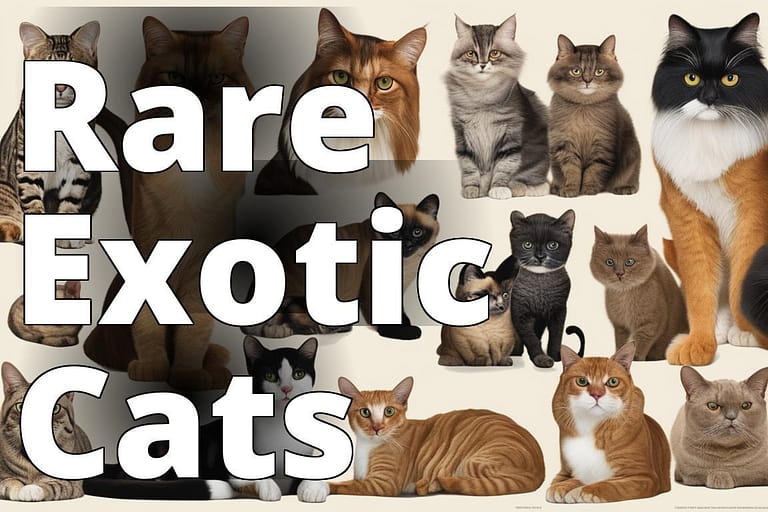 The featured image should contain a collage of various exotic cat breeds