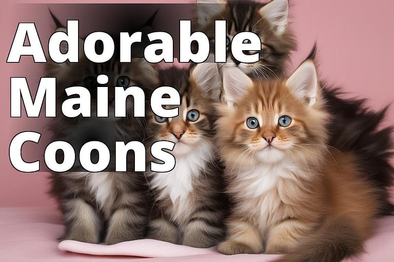 The featured image should contain a group of adorable Maine Coon kittens playing together or a close