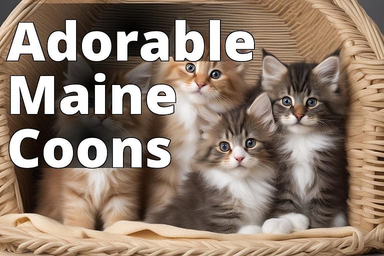 The featured image should contain a group of adorable Maine Coon kittens playing together or snuggle
