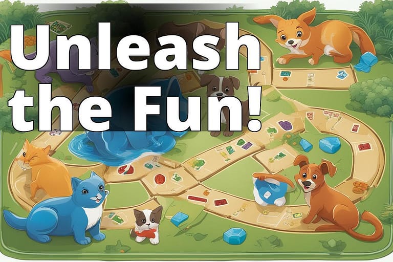 The featured image should show a colorful and engaging illustration of the Pop It! Pets game board w