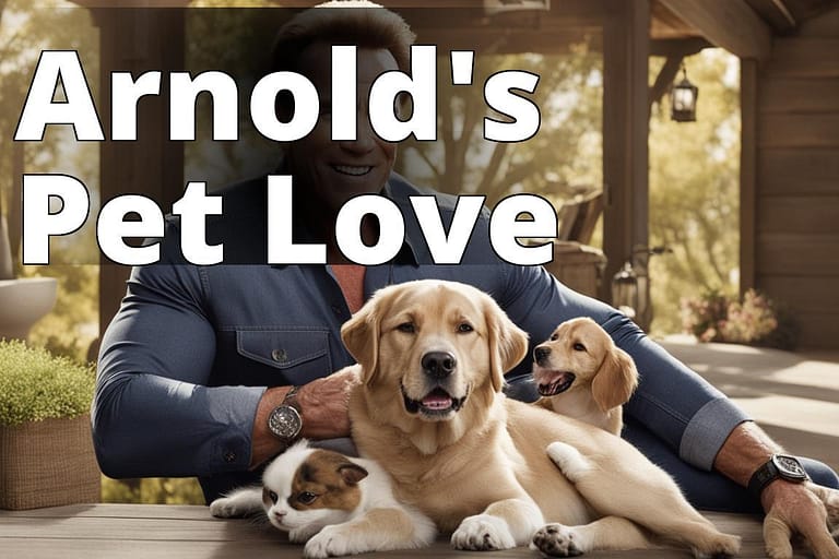 The featured image should showcase Arnold Schwarzenegger spending quality time with his beloved pets